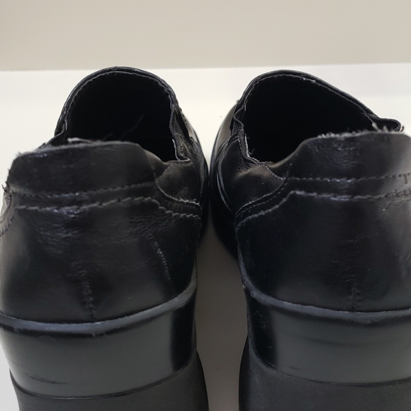 ALDO SHOES Leather Wedge Loafers - Picture 9 of 10